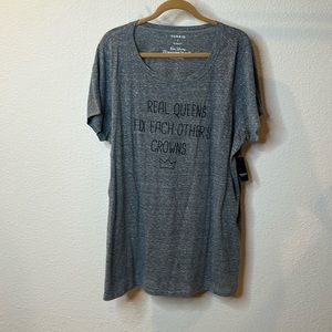 Torrid Real Queens Graphic Tee - 18 NWT